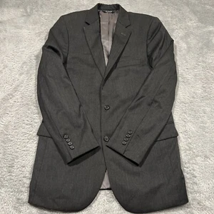 Jos A Bank Signature Blazer Men’s 40R Fits 38R Charcoal Gray 100% Wool Jacket - Picture 1 of 10