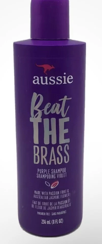 2 Aussie Beat The Brass Purple Shampoo for Colored Hair 8 oz Bottle - Image 1 of 1