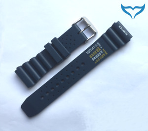 Uhren Armband 22mm Federsteg PU Band blau Schließe Edelstahl Deko Tabelle Pin bl