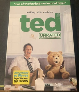 Ted (DVD, 2012, UNRATED) With Slipcover New/Sealed - Picture 1 of 4