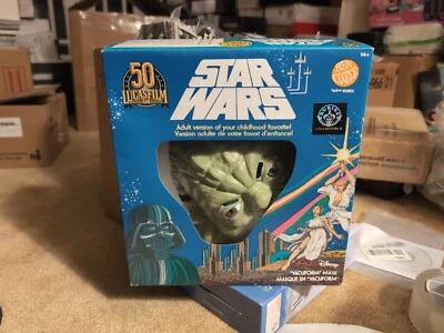 NUEVO 2022 BEN COOPER STAR WARS YODA MÁSCARA 50 ANIVERSARIO LUCASFILM Foto 1 de 2