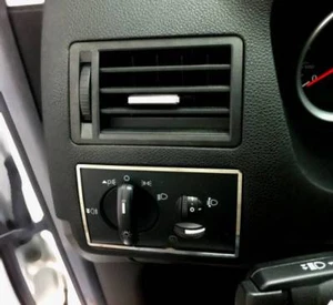 D Ford Kuga Chrom Rahmen für Lichtschalter Typ 2 Höhe 73mm - Edelstahl poliert - Picture 1 of 3