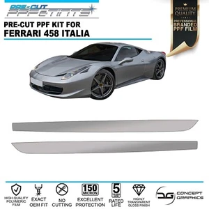 Película de protección de pintura PPF para puertas inferiores protector de astillas de piedra para Ferrari 458 Italia - Imagen 1 de 3