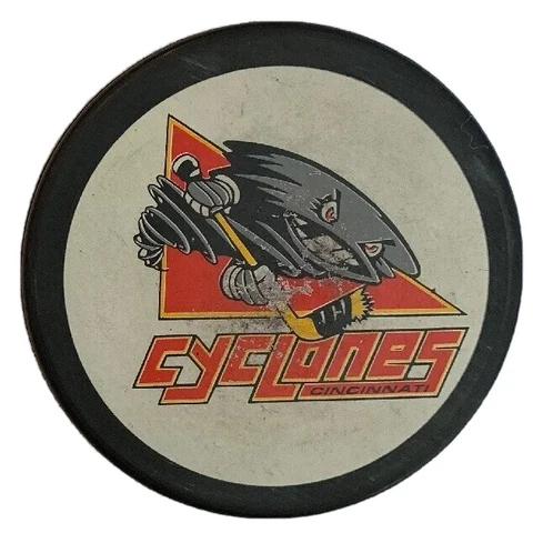 CINCINNATI CYCLONES VTG INTERNATIONAL HOCKEY LEAGUE TRENCH CANADA SLOVAKIA PUCK Cover