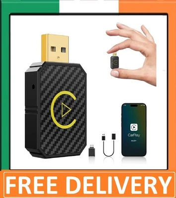 USB Wireless Car Play Adapter For iPhone Apple Android Carplay Dongle - IR - Image 1 of 4