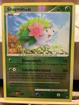 Pokémon TCG Shaymin 14/127 PLATIN Reverse Holo Rare Deutsch - Bild 1 von 3