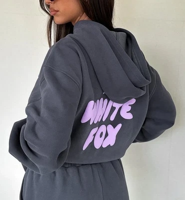 White fox boutique leisure hoodie - Image 1 of 4
