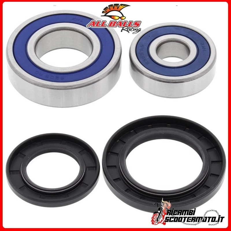 KIT CUSCINETTI RUOTA POSTERIORE ALL BALLS KAWASAKI KZ750H LTD 1983 25-1284#79 Foto 1 de 1