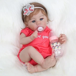 WOOROY Realistic Reborn Baby Dolls - 18 Inch Lifelike Newborn Baby Girl, Real... - Picture 1 of 8