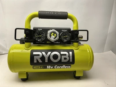 Compresor de Aire Inalámbrico Portátil Inflado 18 Voltios Ryobi P739 ✨PARA REPUESTOS ✨ Foto 1 de 4