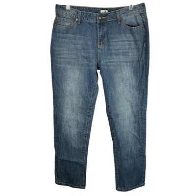 Adam Levine The Boyfriend Medium Wash Distressed Denim Jeans Women's Size 9/10 - Image 1 of 4