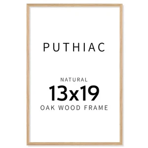 13x19 Oak Wood Picture Frame - 13"x19" Poster Frames for Wall, 13x19 Picture ... - Picture 1 of 7