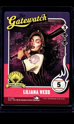 2023 MTG Magic The Gathering SLD Secret Lair Drop Baseball #1455 Liliana Vess - Image 1 of 2