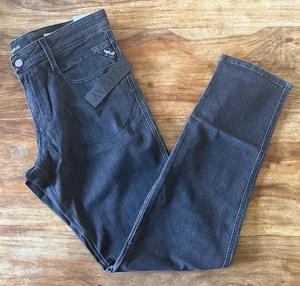 REPLAY Anbass Slim Power Stretch Denim Jeans - Black Power - W30 L32 Neu mit Etikett - Bild 1 von 15