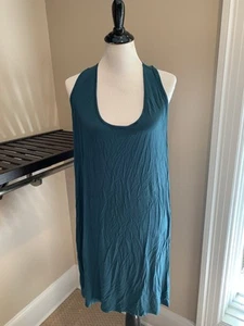 Soma Camisón Plus Vestido XXL Azul Verde Azulado Mezcla Rayón Tejido Tanque Cool Chemise 2xl - Imagen 1 de 6