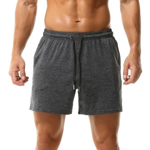 Men Fitness Shorts Yoga Bottoms Running Pants Sport Pocket Drawstring Workout - Picture 1 of 26
