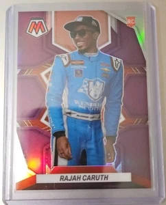 Rajah Caruth 2023 Panini Chronicles Racing Mosaic Viola Prizm RC 12/25 Chevy - Foto 1 di 2