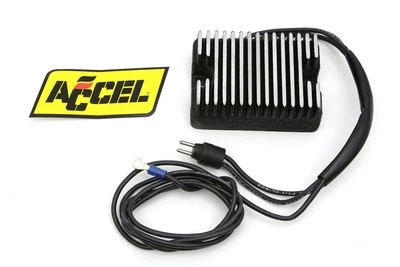 Regulador de voltaje Accel negro 22 amperios para Harley Davidson Foto 1 de 3