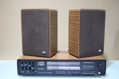Saba Radio Ultra HIFI 9060 Receiver Stereo UKW Automatic mit Box 31 Vintage! - Bild 1 von 4