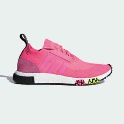 Adidas NMD Racer PK Primeknit Pink Sneakers Shoes CQ2442 Unisex Mens 5 Womens 6 - Image 1 of 4