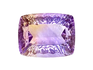 10,76 cts lila gelb Ametrin Kissen Fantasy Form lose Edelstein siehe Video - Bild 1 von 3