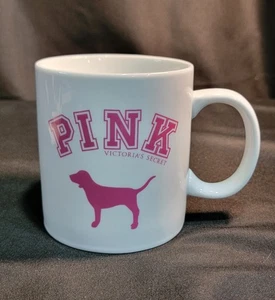 Nuevo VS PINK De Colección XL 20 oz. Taza blanca de sopa de café té perro y logotipo deletreado - Imagen 1 de 9
