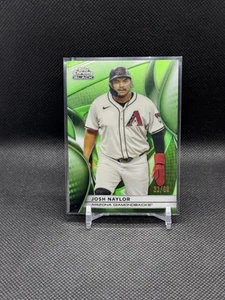JOSH NAYLOR 2025 Topps Chrome Black 33/99 Green Refractor Arizona Diamondbacks - Picture 1 of 2