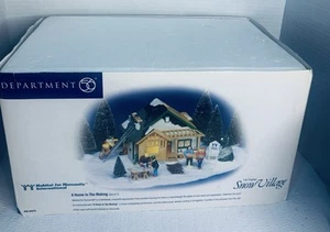 DEPARTMENT 56 A HOME IN THE MAKING HABITAT FOR HUMANITY CHRISTMAS VILLAGE IN BOX - Picture 1 of 3