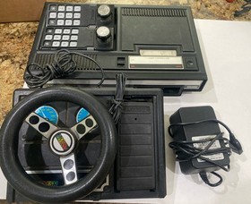 Coleco Vision Console Bundle Controllers & Steering Wheel + Power