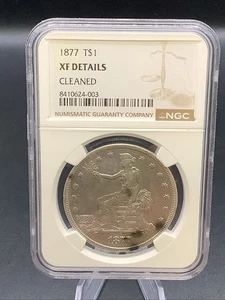 NGC 1877 Trade Dollar XF Details T$1 - Bild 1 von 4