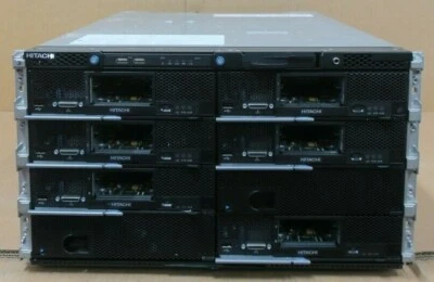 Hitachi Compute Blade CB500 +6x 520H B1 10x E5-2640 2x E5-2603 304GB Ram Servers - Image 1 of 3