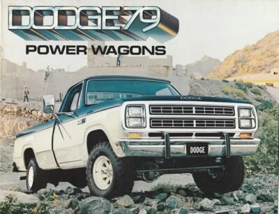 BROCHURE DODGE 79 - Power Wagons - 08/1978 - English - Immagine 1 di 3