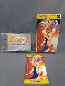 NINTENDO SUPER FAMICOM SFC FINAL FIGHT 2 Japanese Version Boxed - Picture 1 of 12