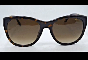 Authentic Chopard Cat Eye Tortoiseshell Sunglasses W Gradient Lenses - Picture 1 of 11