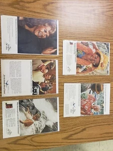 Vintage Fly The Friendly Skies Print Werbung Lot - Bild 1 von 6