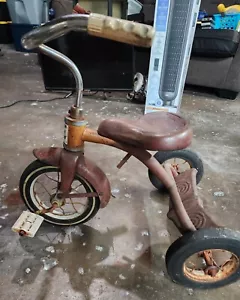 Vintage AMF Junior Stahl 40er 50er Jahre Kinderdreirad, rustikales Fahrrad Trike - Bild 1 von 6