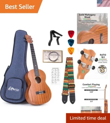 30 Inch Baritone Ukulele with Upgraded Gig Bag - Perfect for Beginners - Image 1 of 4