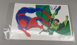 1994 Marvel Fox Cartoon Promo SPIDER-MAN vs VULTURE Acetate Animation Cell - Picture 1 of 4