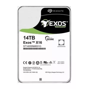 Seagate Exos X16 14TB Sata 6Gb/s 3.5" Internal HDD Hard Disk Drive ST14000NM001G - Picture 1 of 2