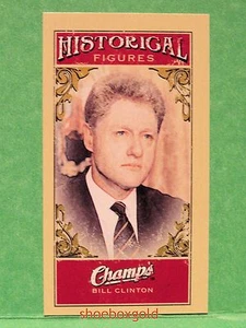 BILL CLINTON, 2009-10 Upper Deck CHAMPS Historical Figures Card #578, Hi Grade - Picture 1 of 2