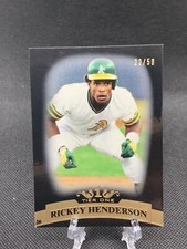 RICKEY HENDERSON 2011 Topps Tier One #24 TIER 3 Black Parallel /50 Oakland A's