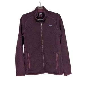 Patagonia Better Sweater Jacket Girls Size XXL Deep Plum Purple Full Zip - Picture 1 of 10