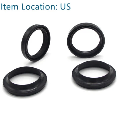Fork Damper Oil Seals Set for Ducati Hypermotard 821 Monster 696 Monster 796/821 - Image 1 of 4