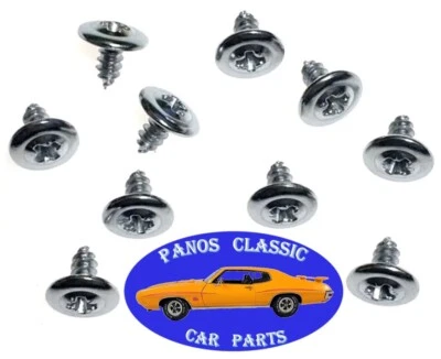 Panel de puerta de consola interior de tablero Ford Phillips tornillo de grifo #8 x 5/16" 10 piezas 136 Foto 1 de 4