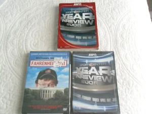 FEHRENHEIT 9/11 MICHAEL MOORE & ESPN YEAR IN REVIEW 2006: DVDS BOTH NEW & SEALED - Picture 1 of 2
