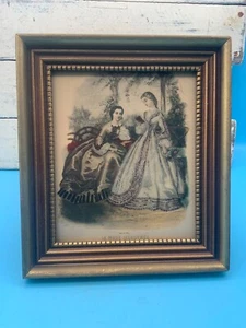 LEROY IMP PARIS LA MODE ILLUSTREE VINTAGE FRAMED REPRO PRINT - Picture 1 of 7