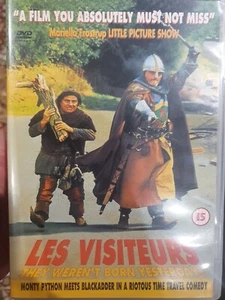 LES VISITEURS DVD FRENCH MOVIE CULT VISITORS COMEDY JEAN RENO TIME TRAVEL FILM - Picture 1 of 3