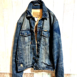 EZRA FITCH Rare Denim Jacket G-Jacket Abercrombie Men's Used Excellent Size M - Picture 1 of 5