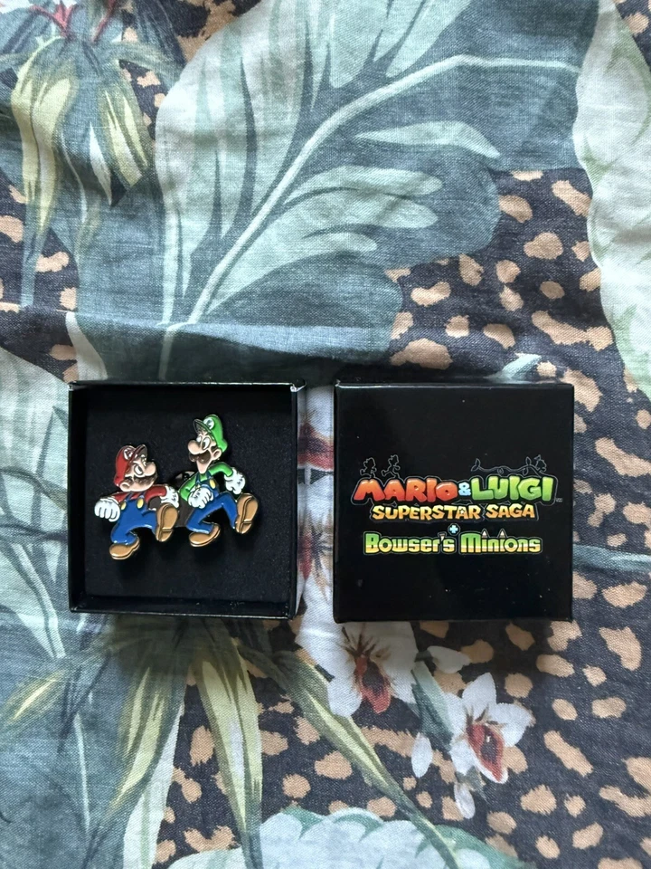 Mario and Luigi Superstar Saga Bowser's Minions Badge Pre-order Pin Badge - Rare - Image 1 of 1