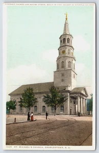 Cartolina 1907-1915 Chiesa di San Michele, Charleston, Carolina del Sud (SC) - Foto 1 di 3